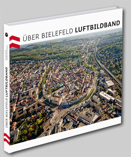 Luftbildband Titel Bielefeld Altstadt Hufeisen